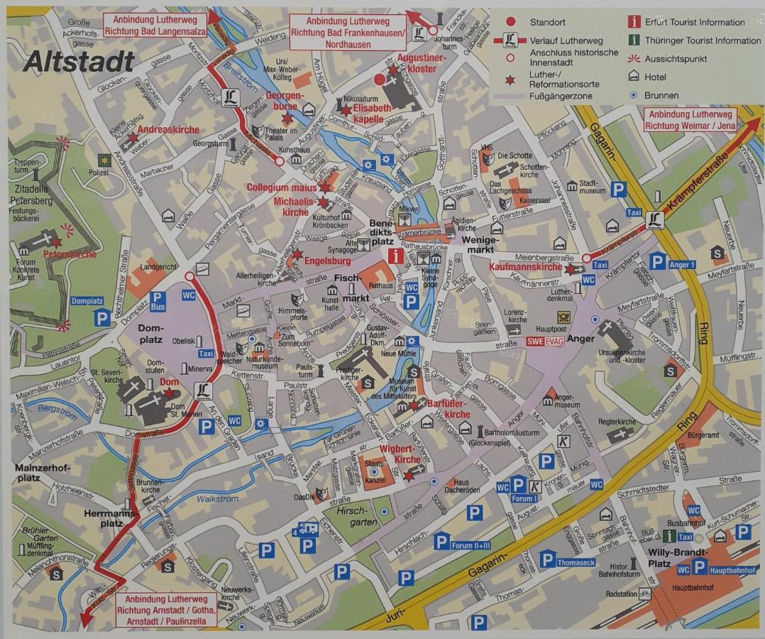 Altstadtidylle Allerheiligen Erfurt Exterior foto